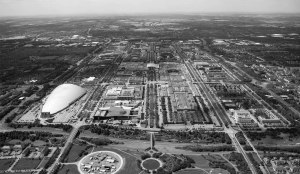 El centro de Milton Keynes, en la actualidad